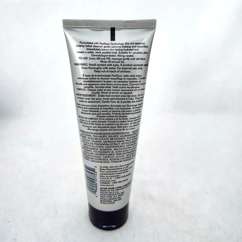 Avon Anew Platinum Facial Cleanser 4.2 oz. NEW SEALED Removes Makeup Impurities